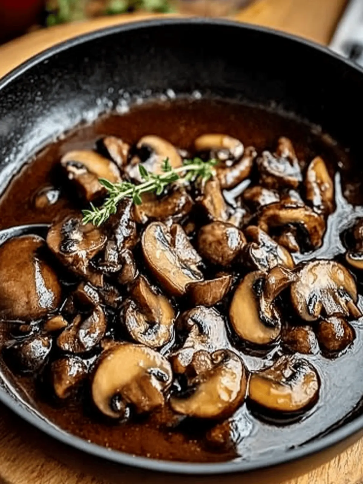 Delicious Red Wine Mushroom Sauce for Gourmet Home Dinners Red Wine Mushroom Sauce