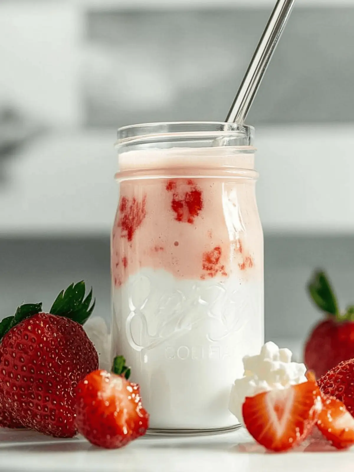 Korean Strawberry Milk