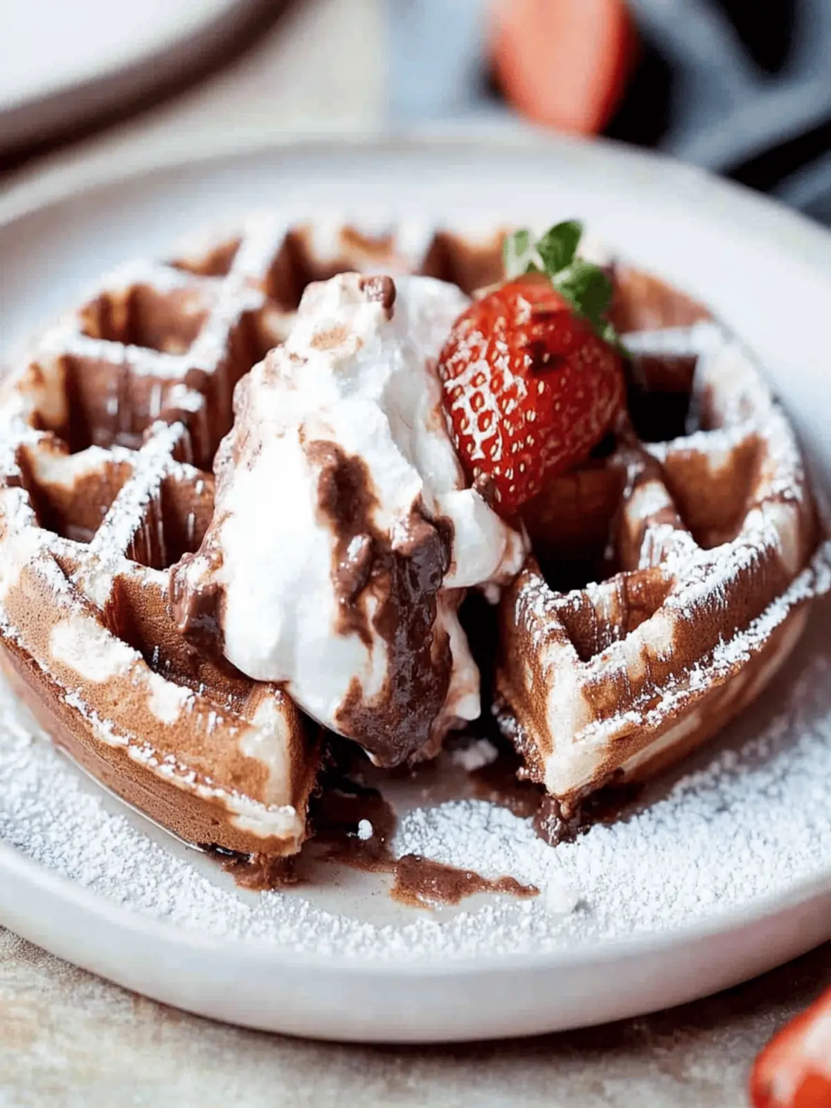 Best Nutella Waffles