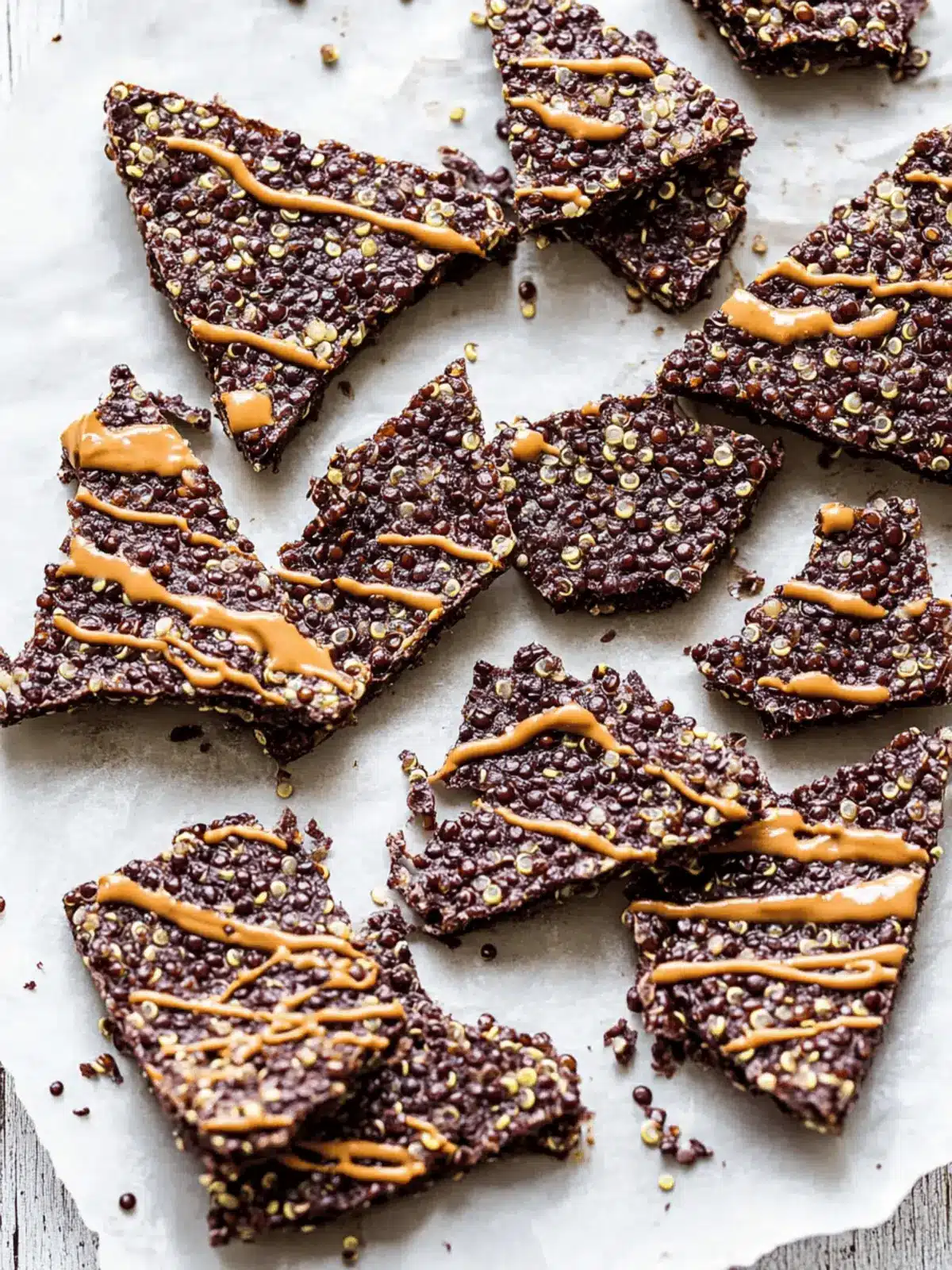 Chocolate Quinoa Crisps