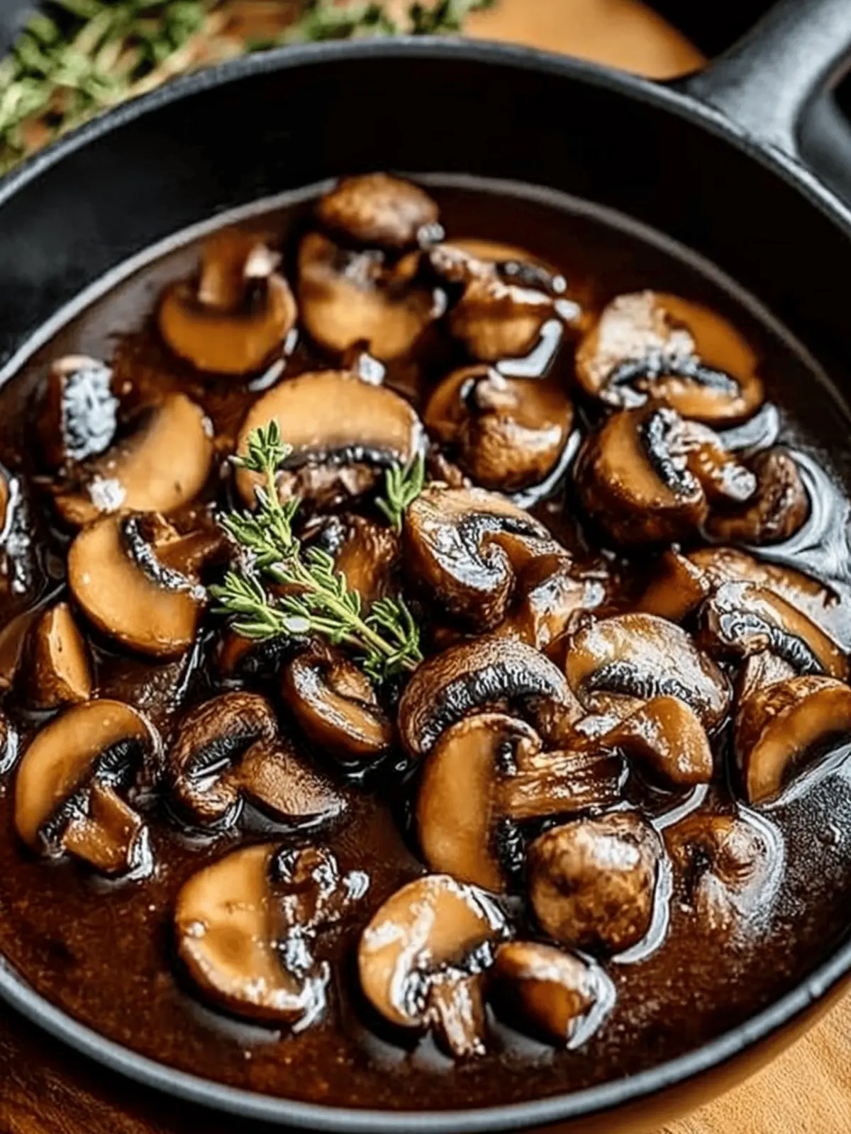 Delicious Red Wine Mushroom Sauce for Gourmet Home Dinners Red Wine Mushroom Sauce