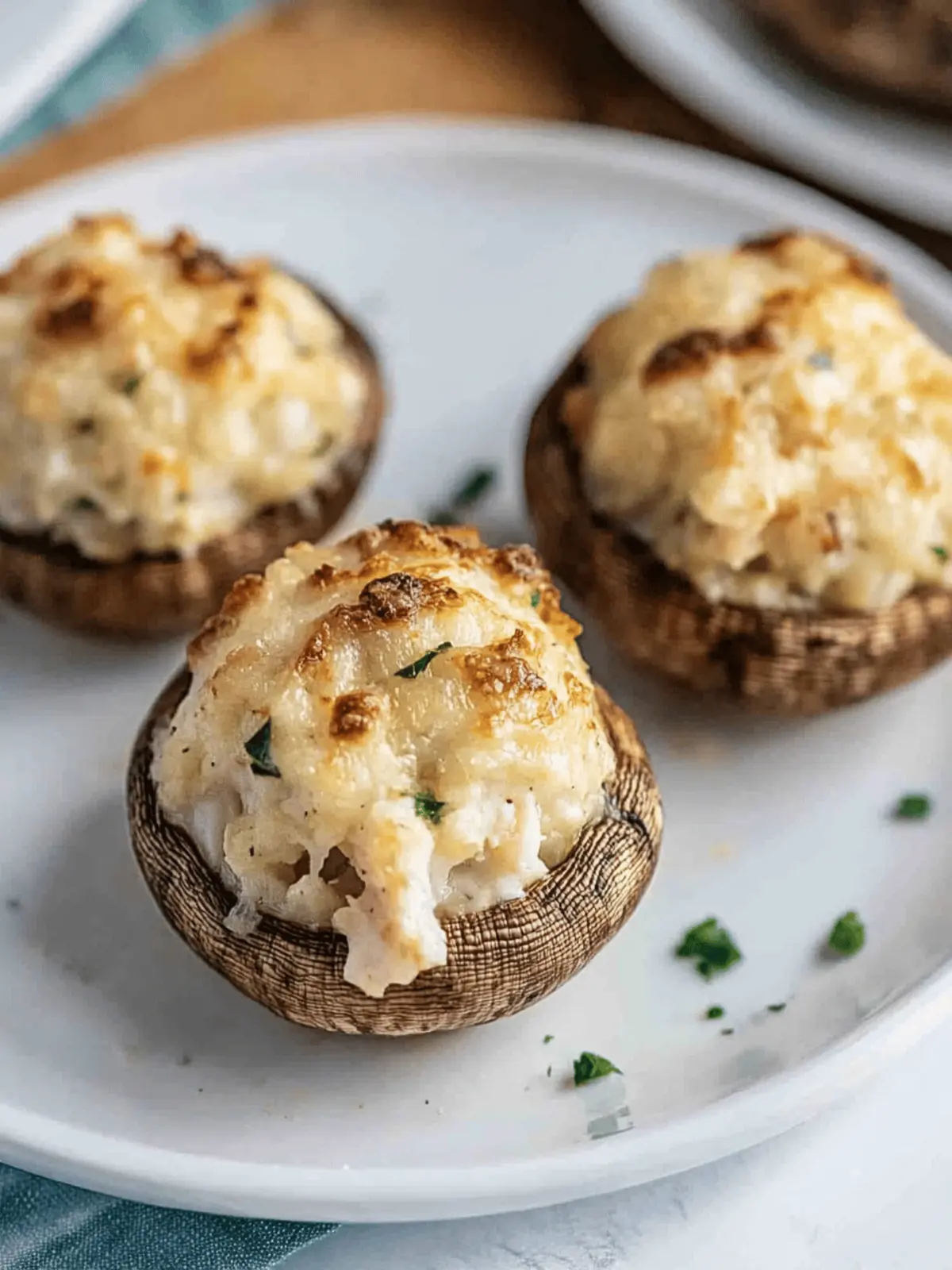 Savory Crab Stuffed Mushrooms That Impress Every Guest Crab Stuffed Mushrooms