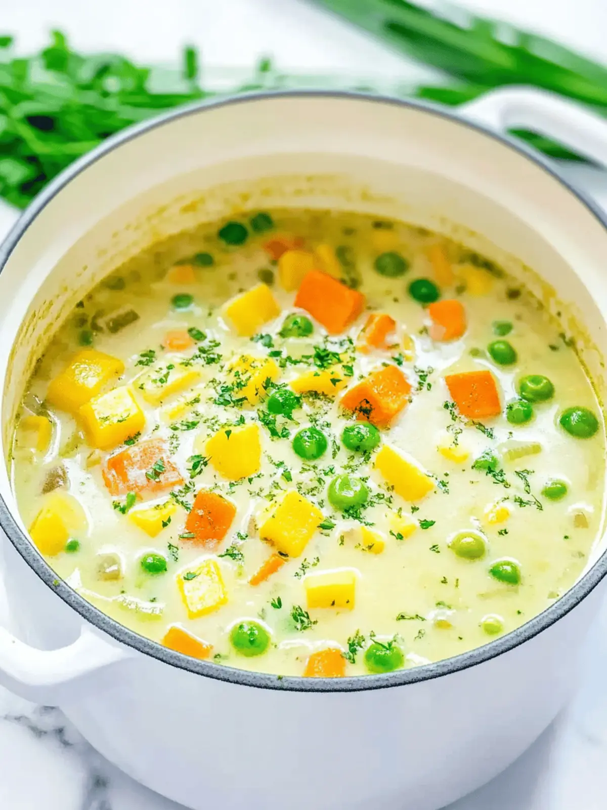 Creamy Vegan Pot Pie Soup in Just 15 Minutes Vegan Pot Pie Soup