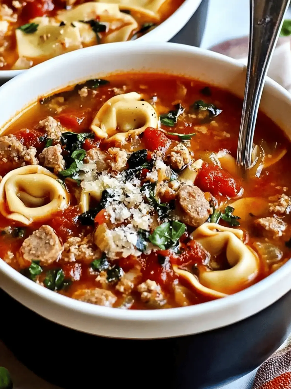 Sausage Tortellini Soup