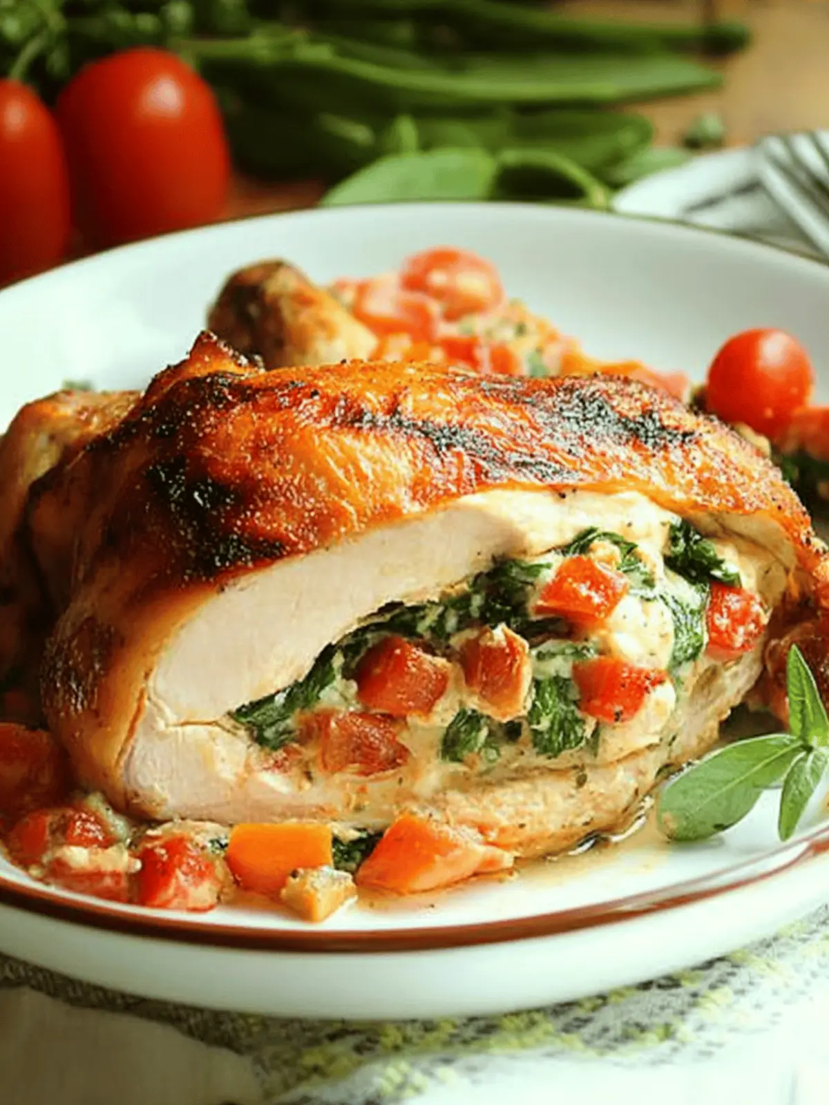 Savory Stuffed Tuscan Chicken: Your New Family Favorite Treat Stuffed Tuscan Chicken