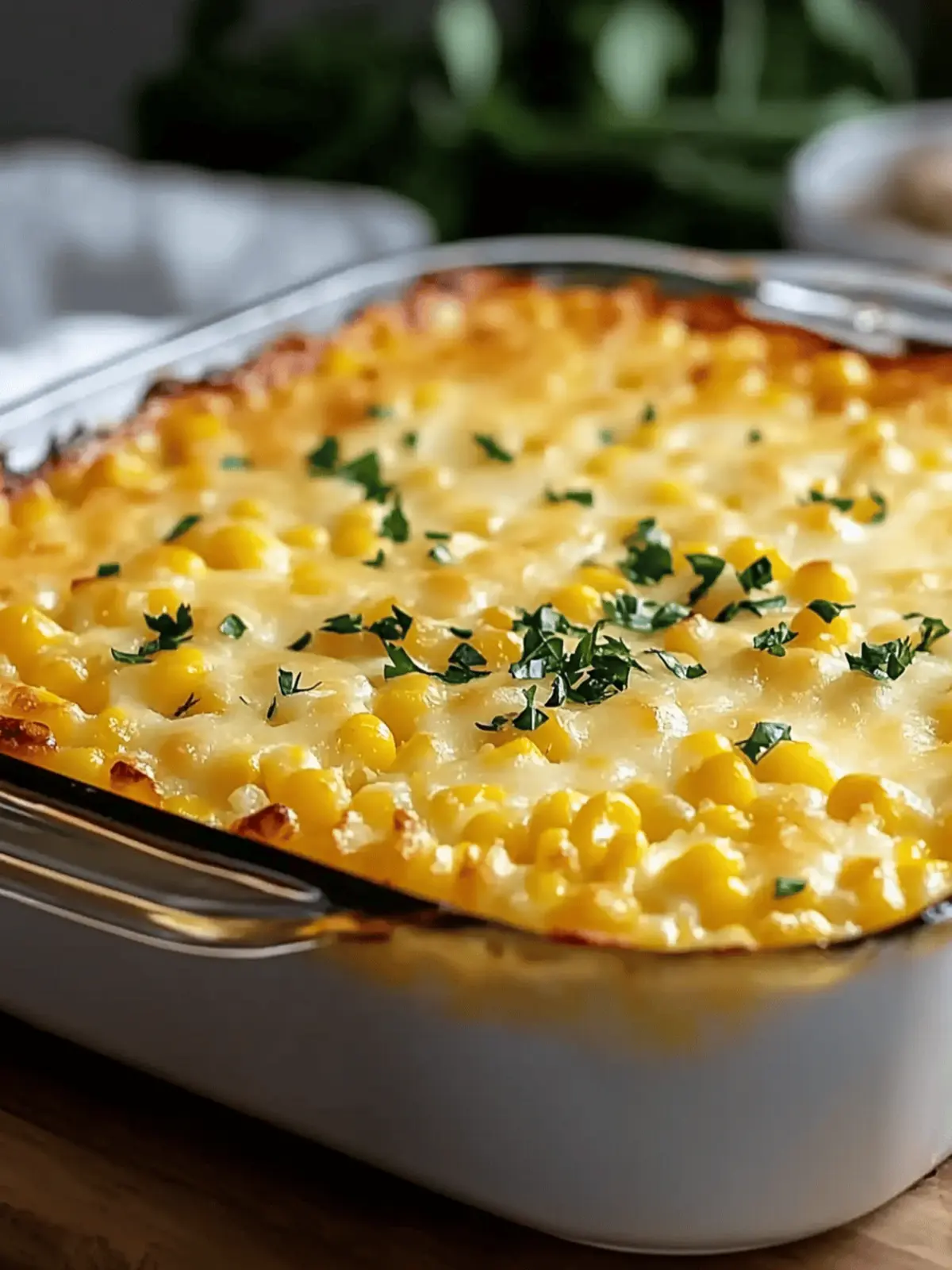 Cream Cheese Corn Casserole