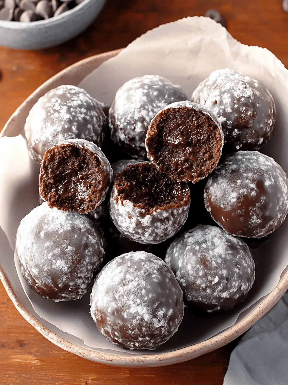 Chocolate Munchkin Donut Holes