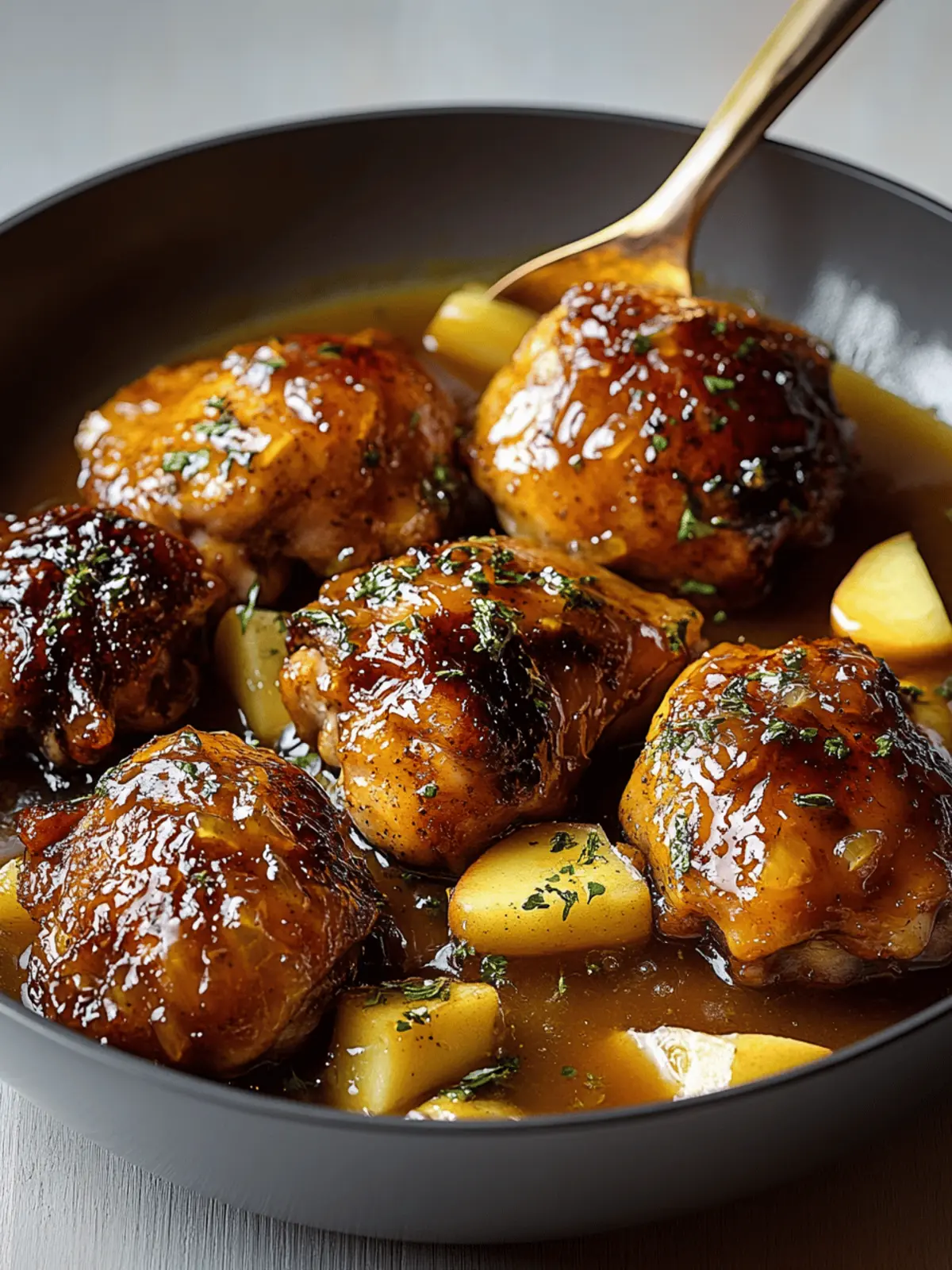 Apple Cider Glazed Chicken