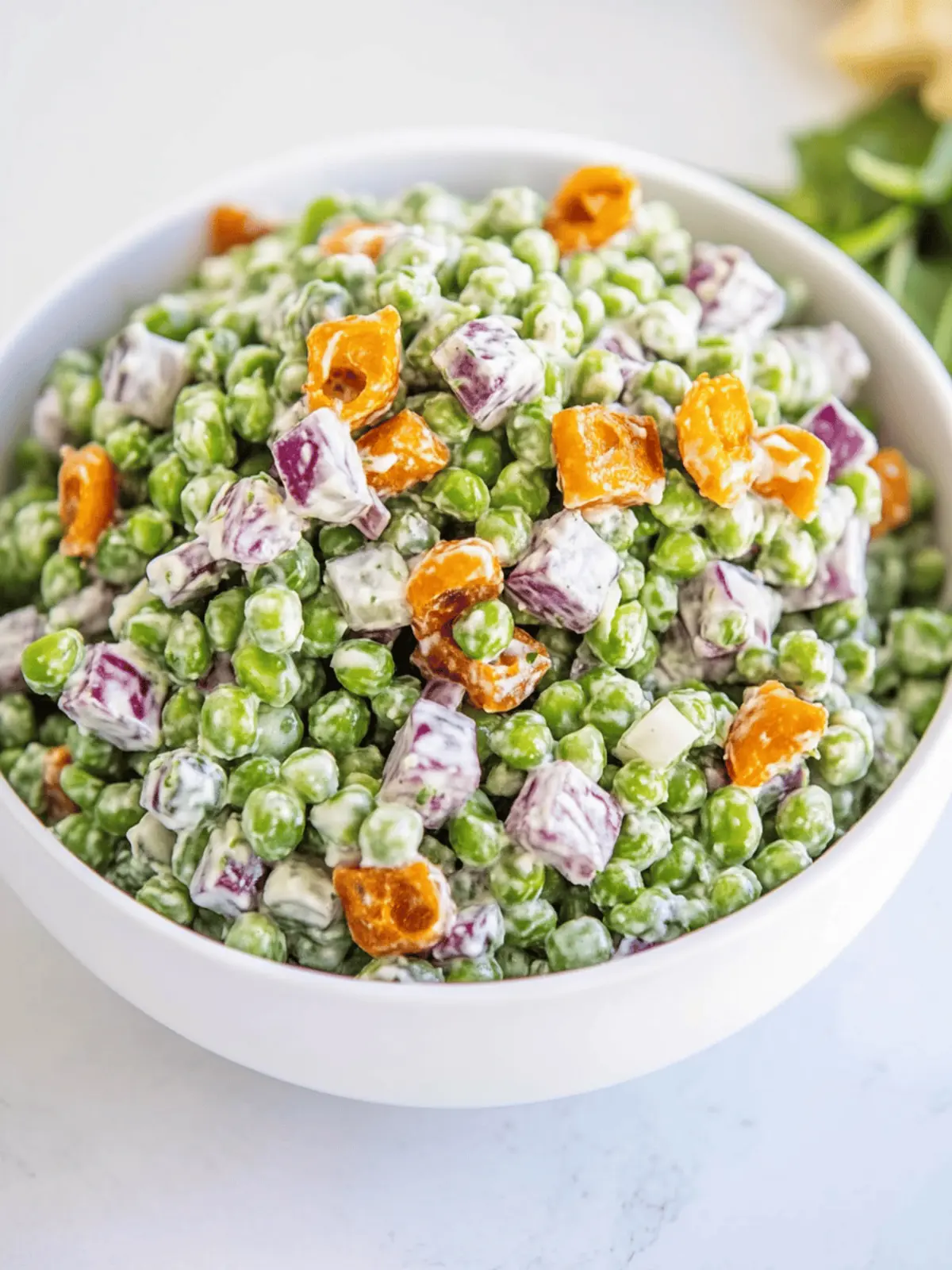 Deliciously Simple Pea Salad That'll Change Your Picnic Game Pea Salad
