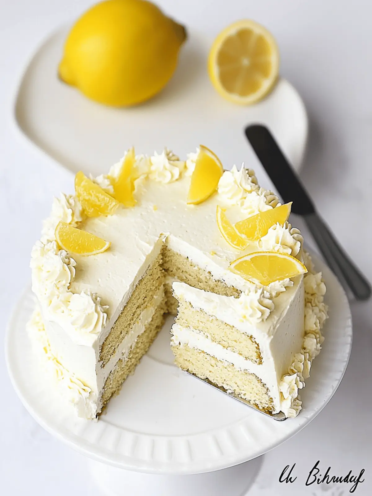 Lemon Birthday Cake