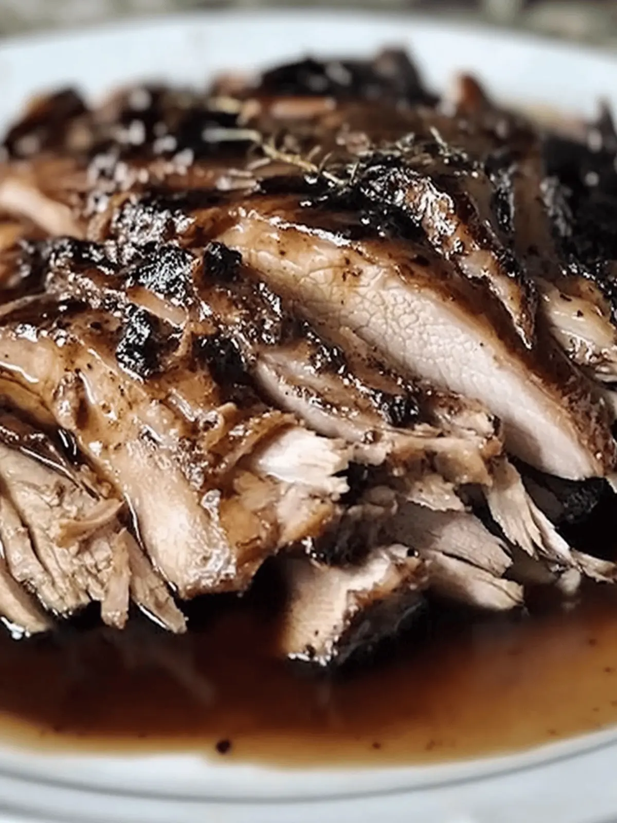 Savory Slow Cooker Balsamic Brown Sugar Pork Roast Delight Slow Cooker Balsamic Brown Sugar Pork Roast