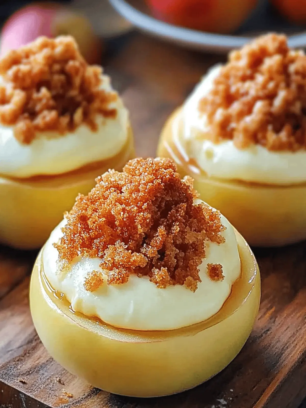 Cheesecake Stuffed Baked Apples: A Sweet Fall Delight Cheesecake Stuffed Baked Apples