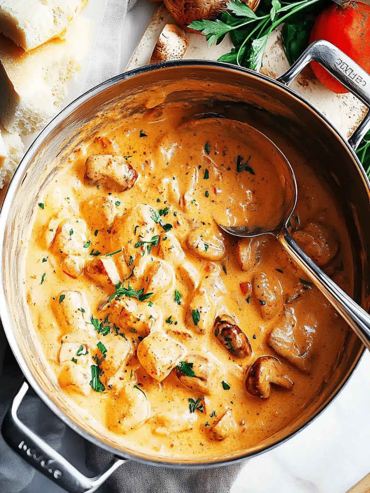 Creamy Tuscan Marry Me Mushrooms