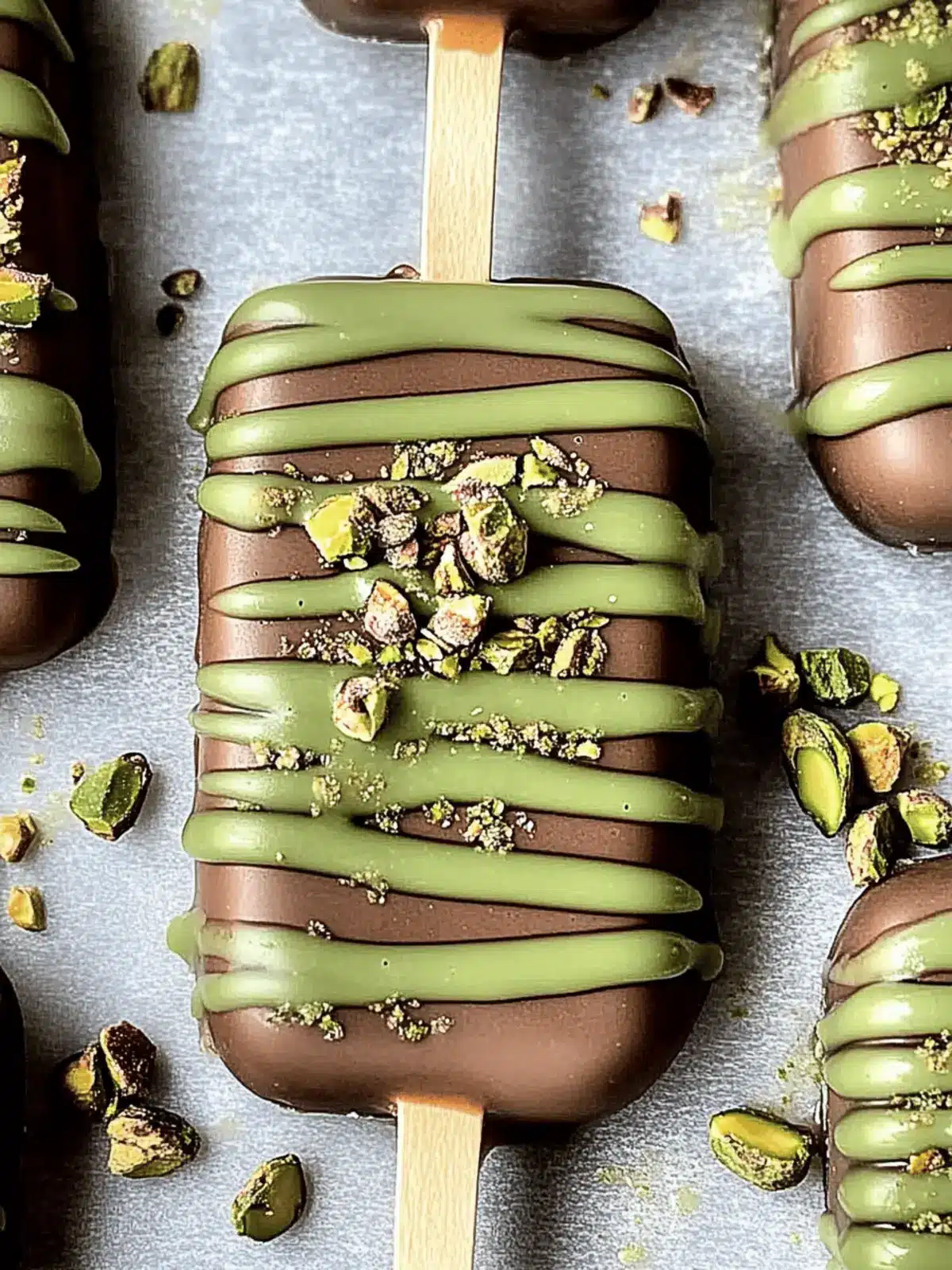Dubai Pistachio Ice Cream Bars