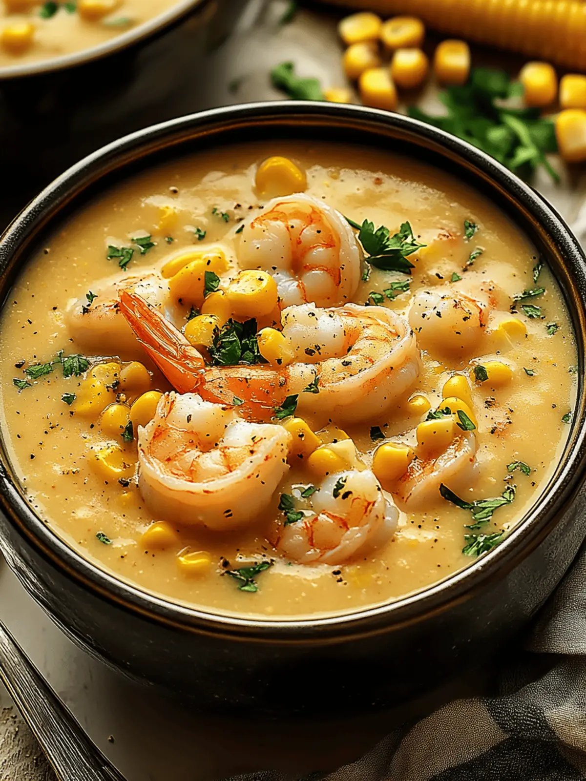 New Orleans Shrimp and Corn Bisque