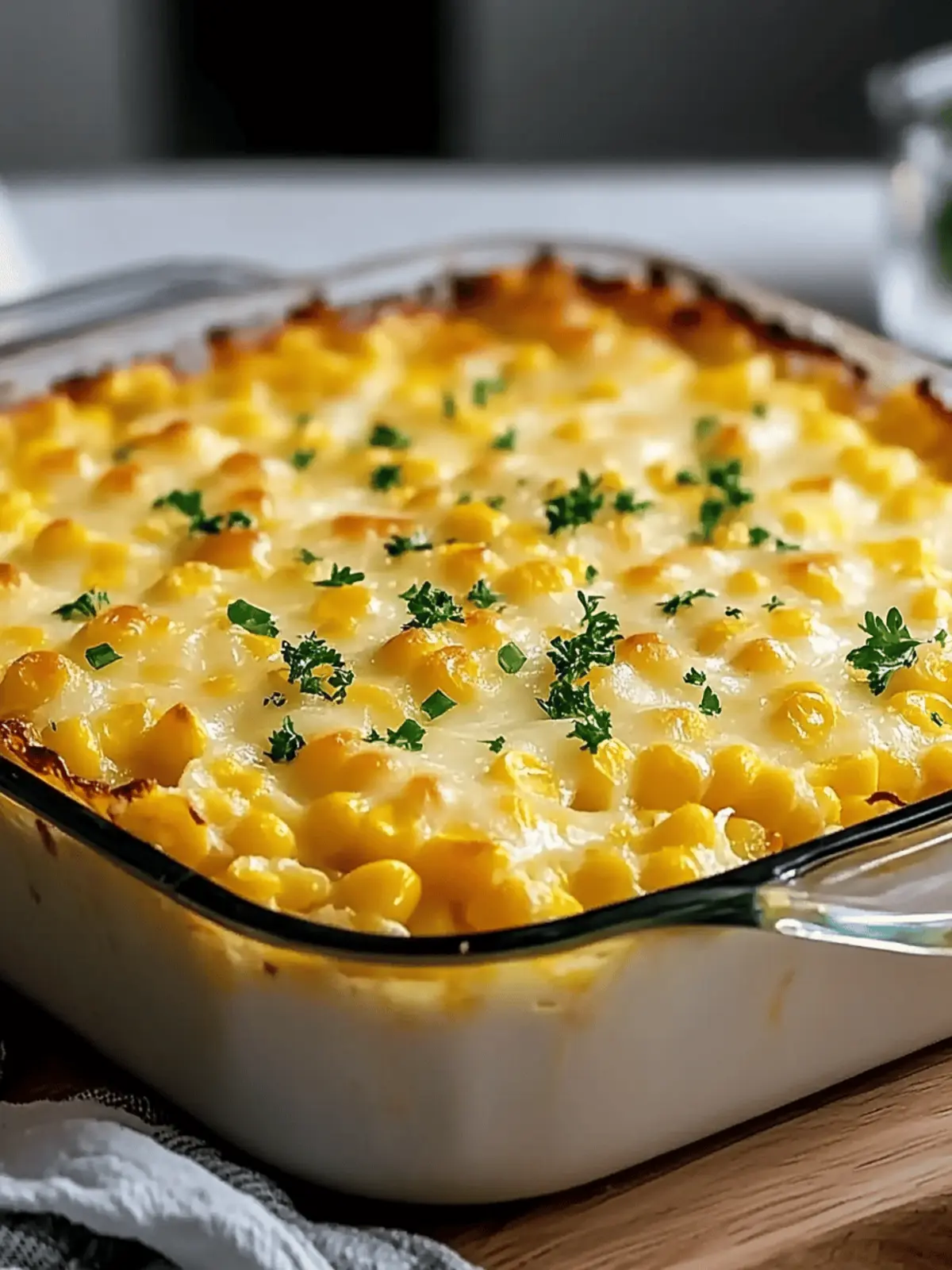 Cream Cheese Corn Casserole