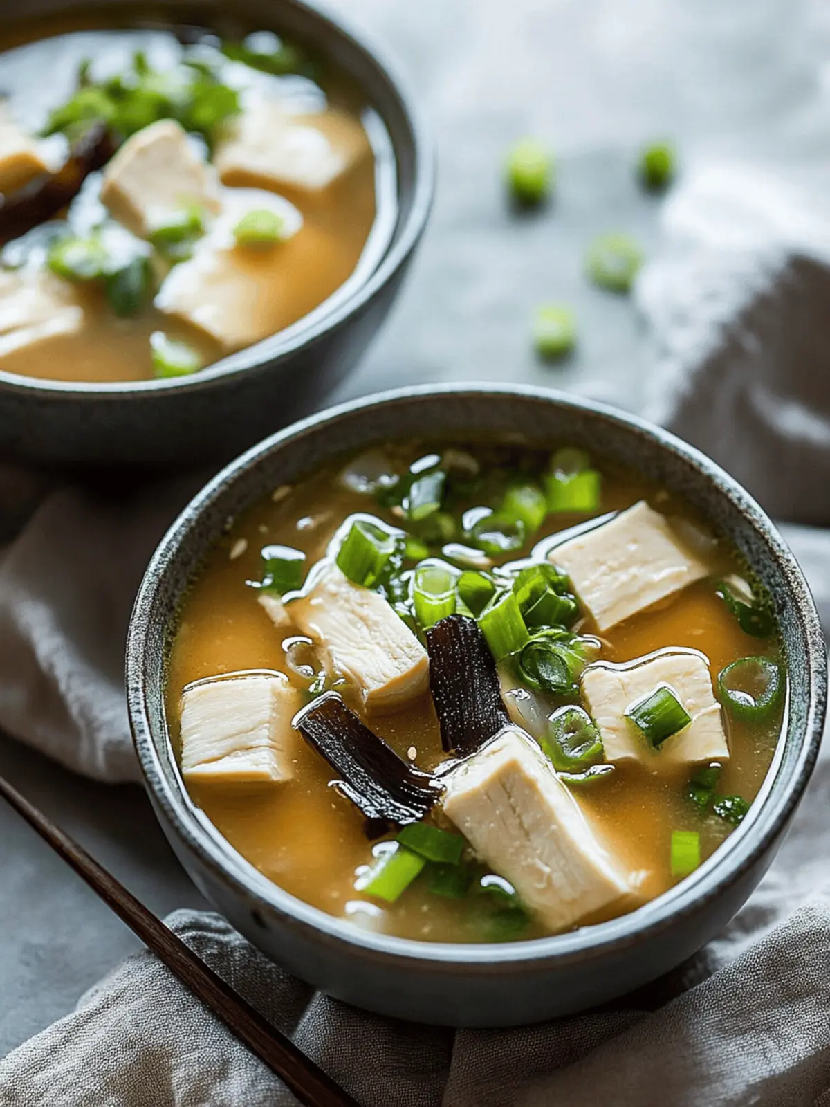 Japanese Chicken Miso Soup