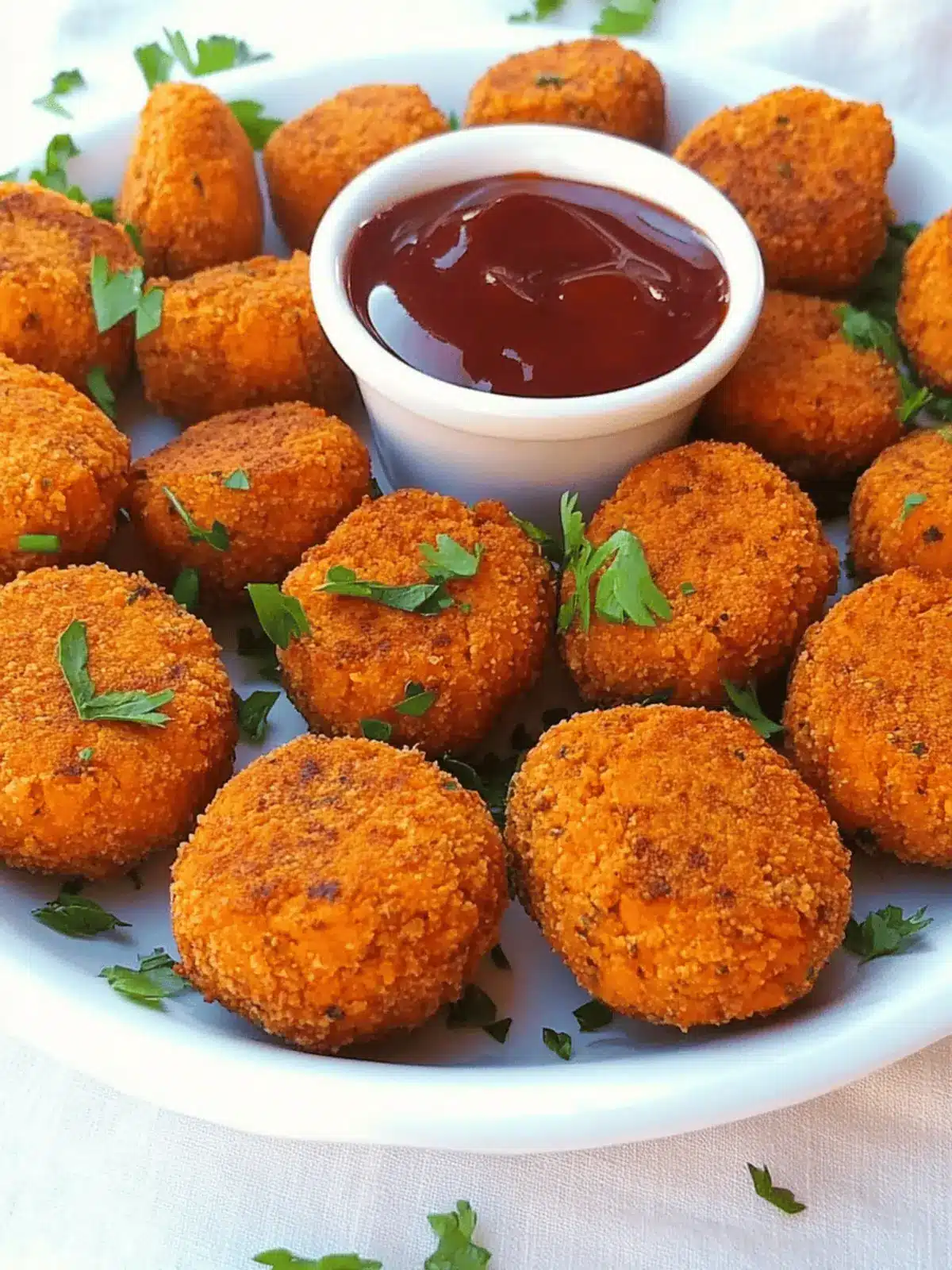 Sweet Potato Chickpea Nuggets