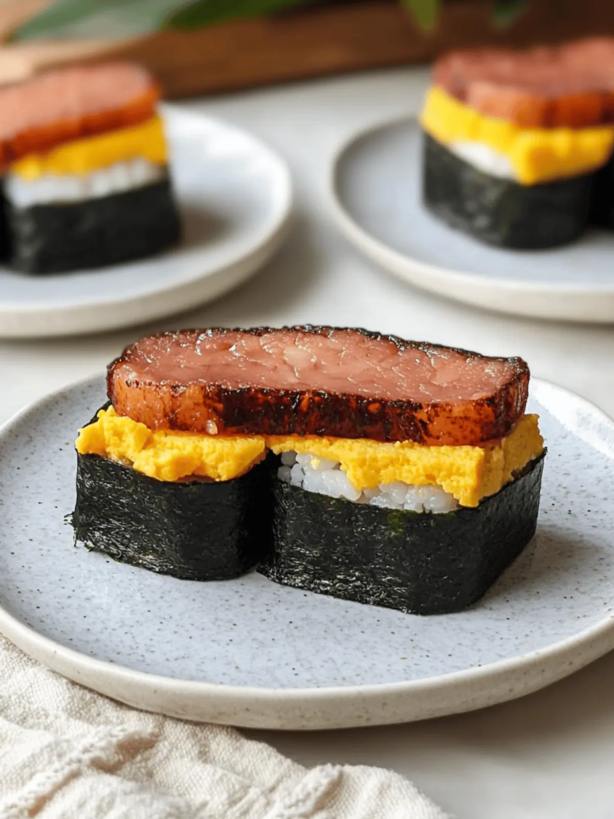 Spam Musubi with Egg