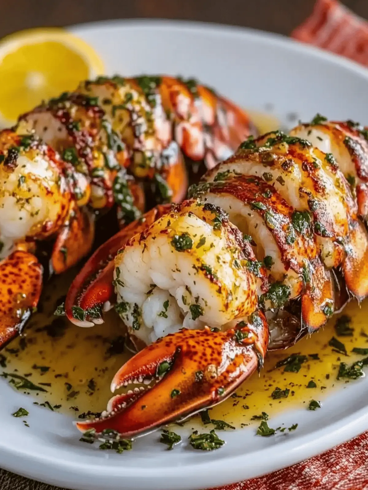 Savor the Flavor: Easy Garlic Herb Lobster Tails Recipe Garlic Herb Lobster Tails