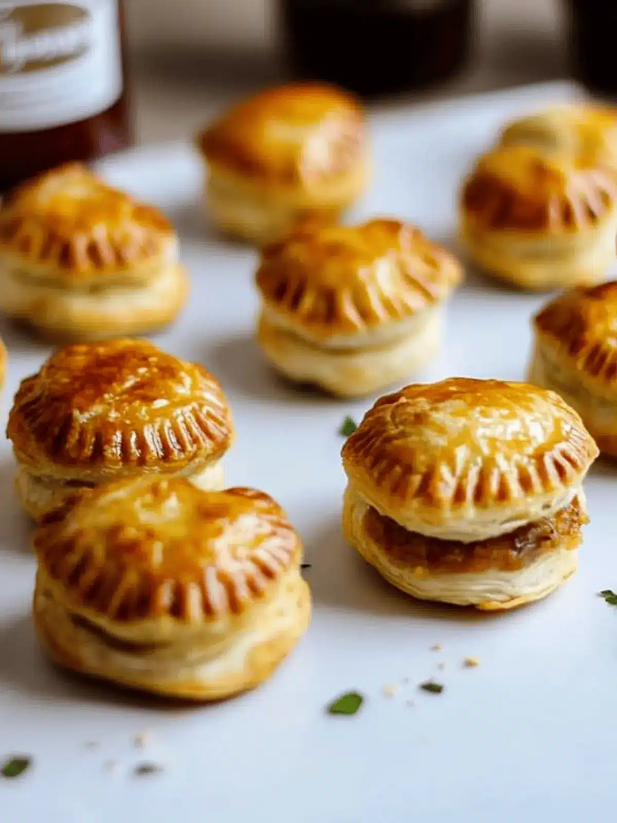 Irresistible Brie and Onion Puffs for Effortless Entertaining Brie and Onion Puffs