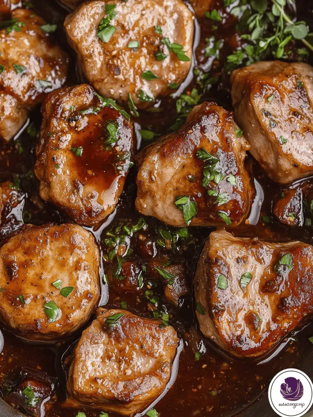 Savory Pork Medallions in Rich Onion Gravy You'll Crave Pork Medallions