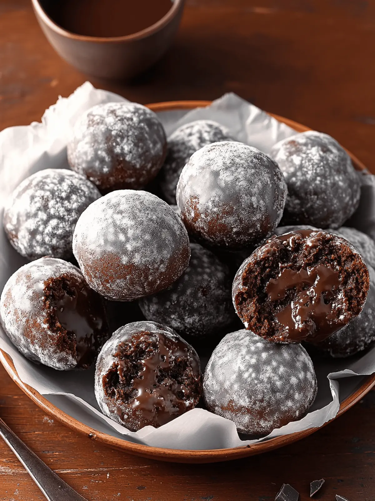 Chocolate Munchkin Donut Holes