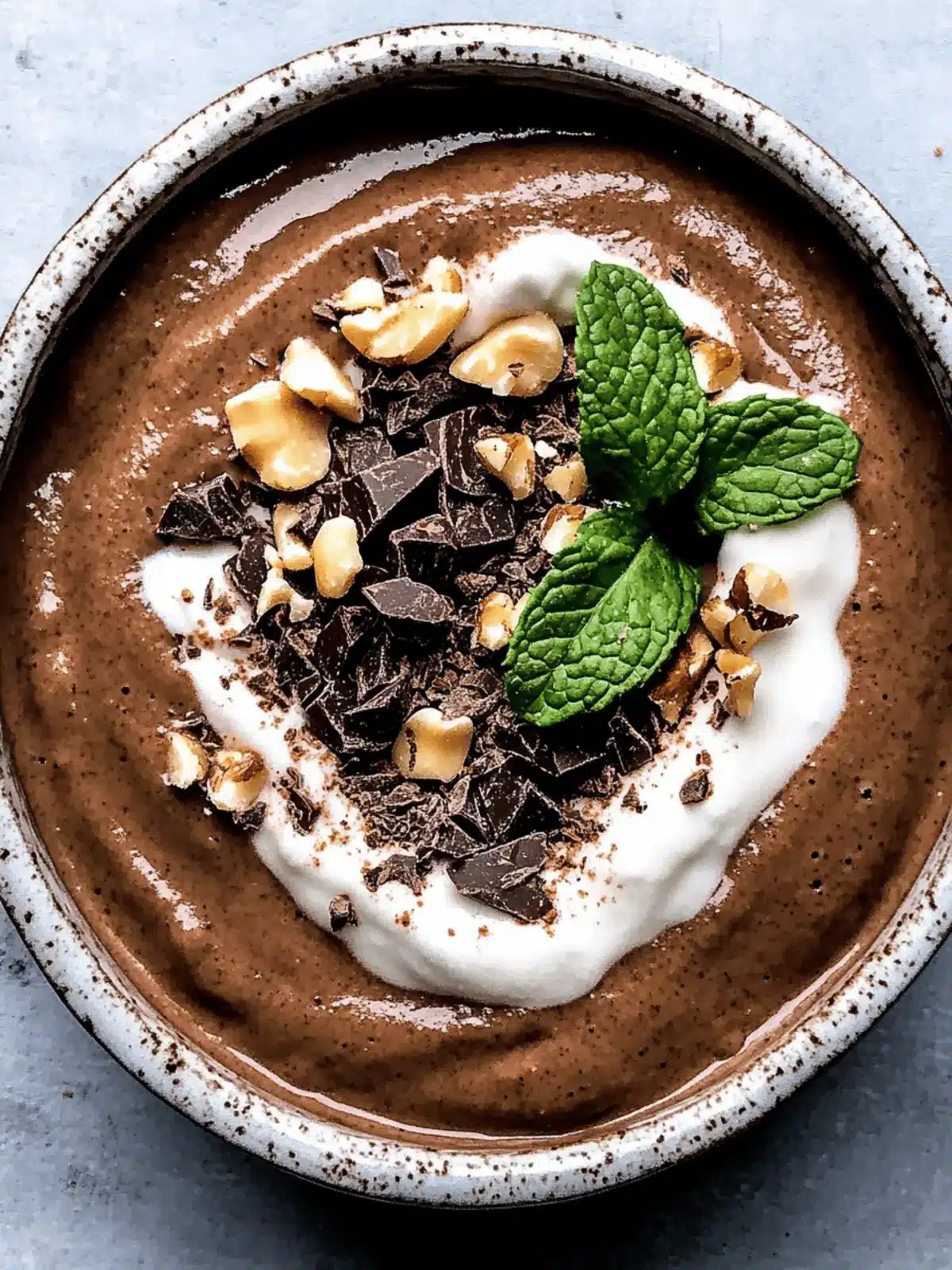 Delicious Mint Chocolate Smoothie Bowl for a Fresh Twist Mint Chocolate Smoothie Bowl