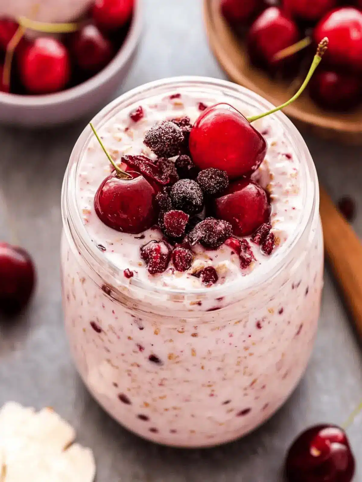 Cherry Overnight Oats
