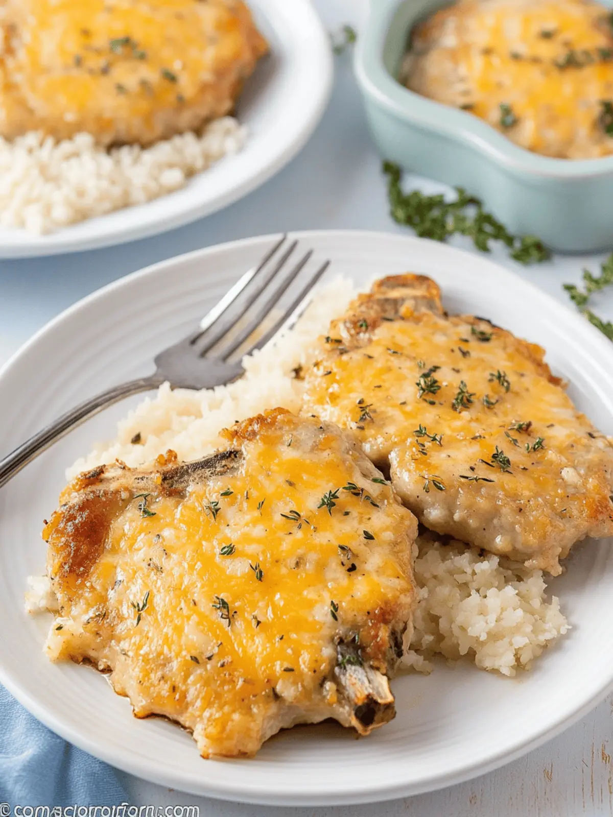 Savory Cheesy Cheddar Ranch Pork Chops Your Family Will Love Cheesy Cheddar Ranch Pork Chops