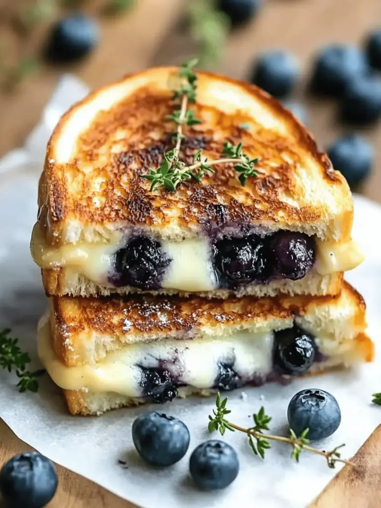 Blueberry Grilled Cheese