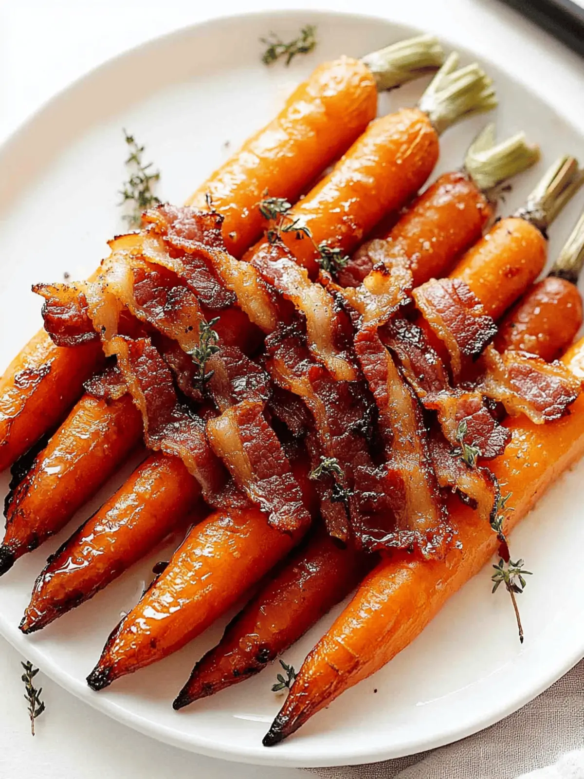 Maple Bacon Carrots