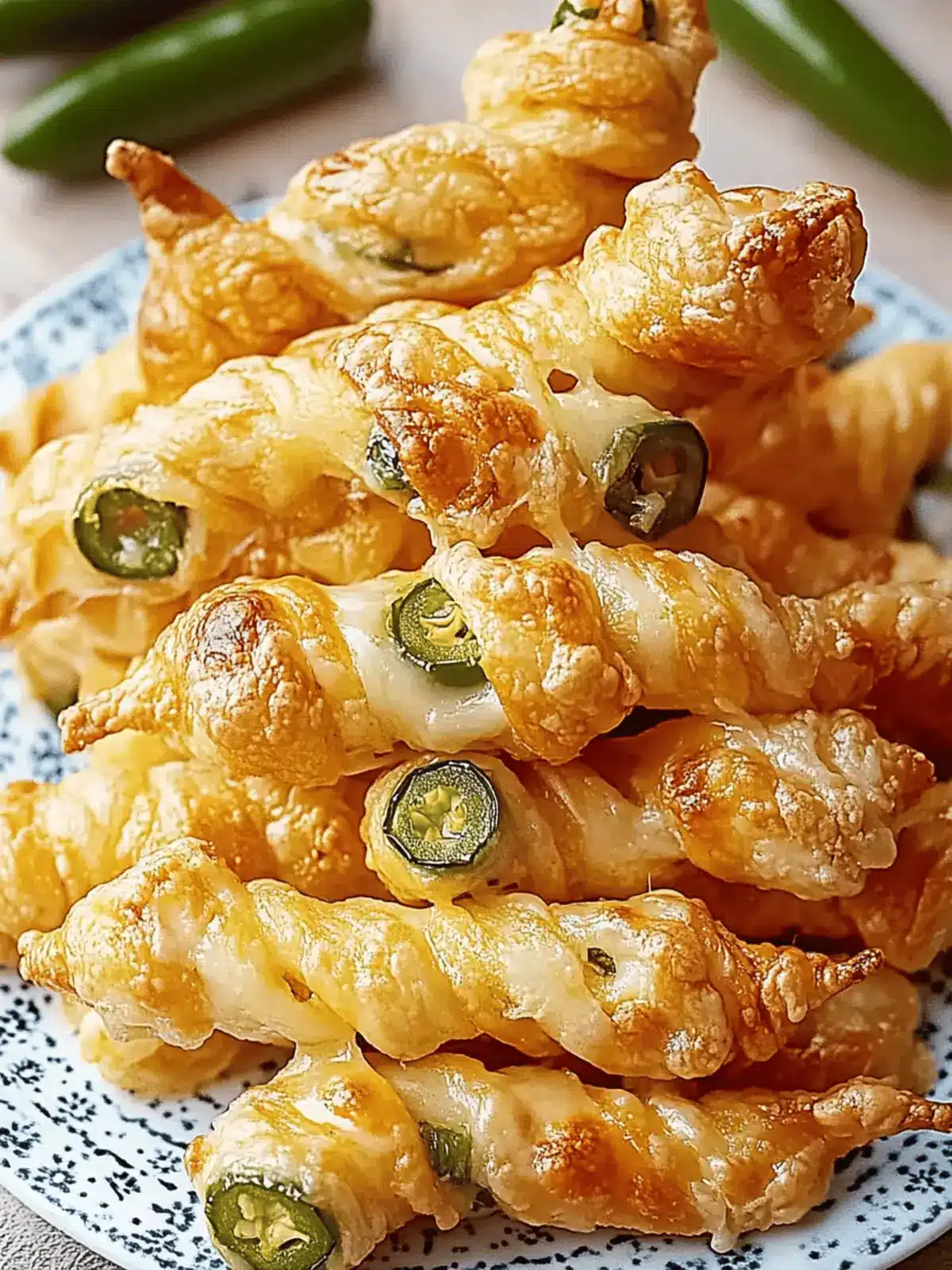 Spicy Jalapeno Popper Twists – Irresistibly Cheesy Delight Spicy Jalapeno Popper Twists