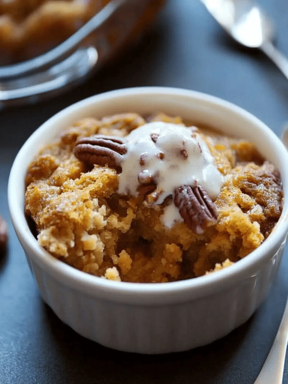 Pumpkin Pecan Cobbler