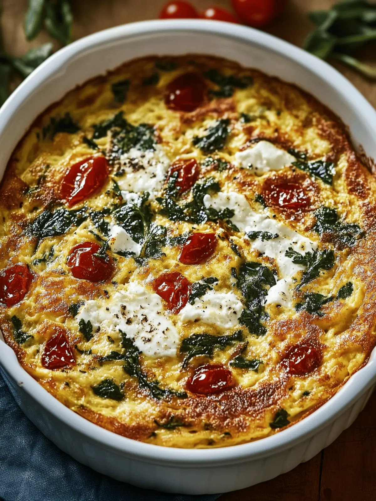 Baked Greek Omelet