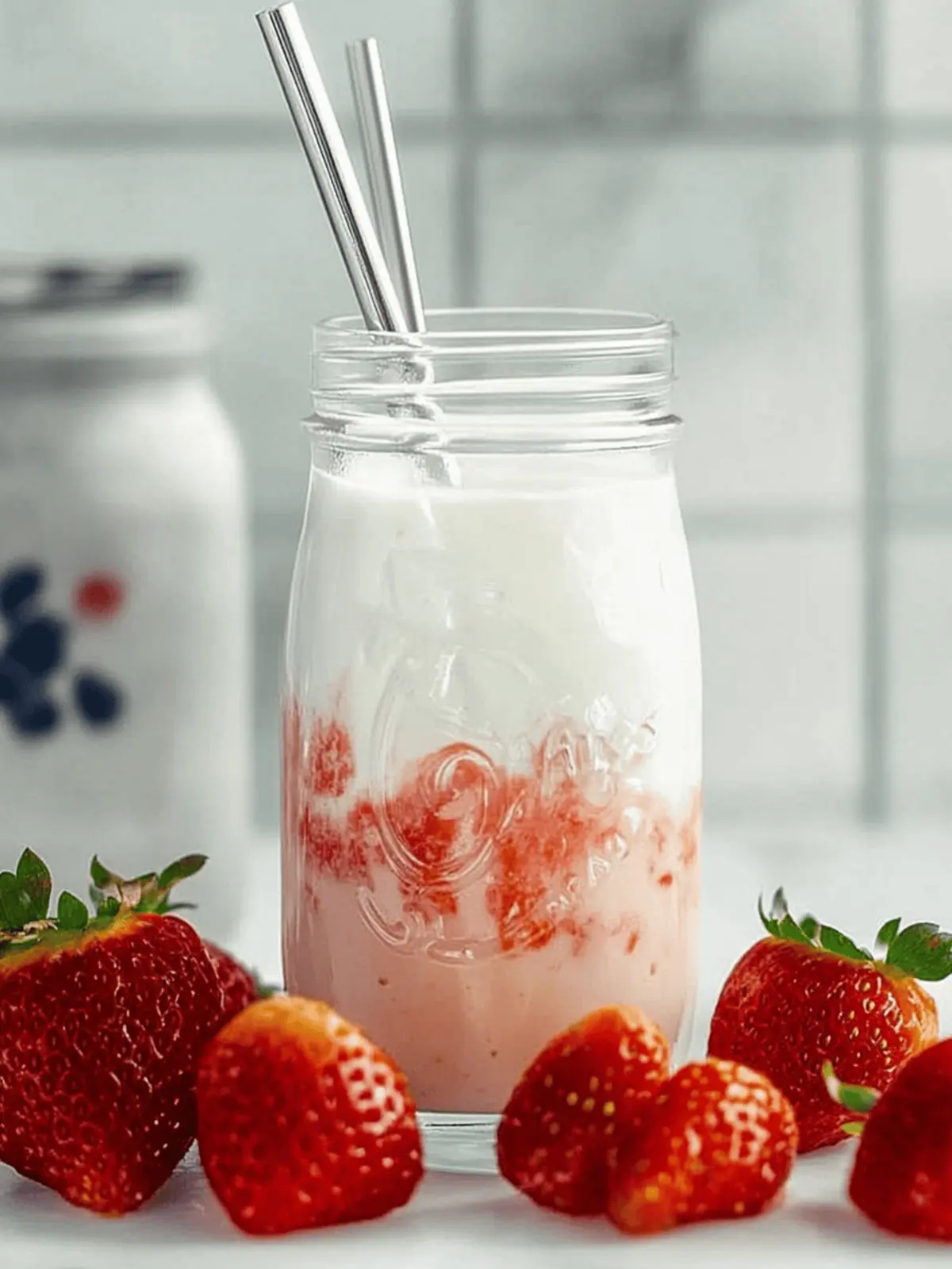 Korean Strawberry Milk