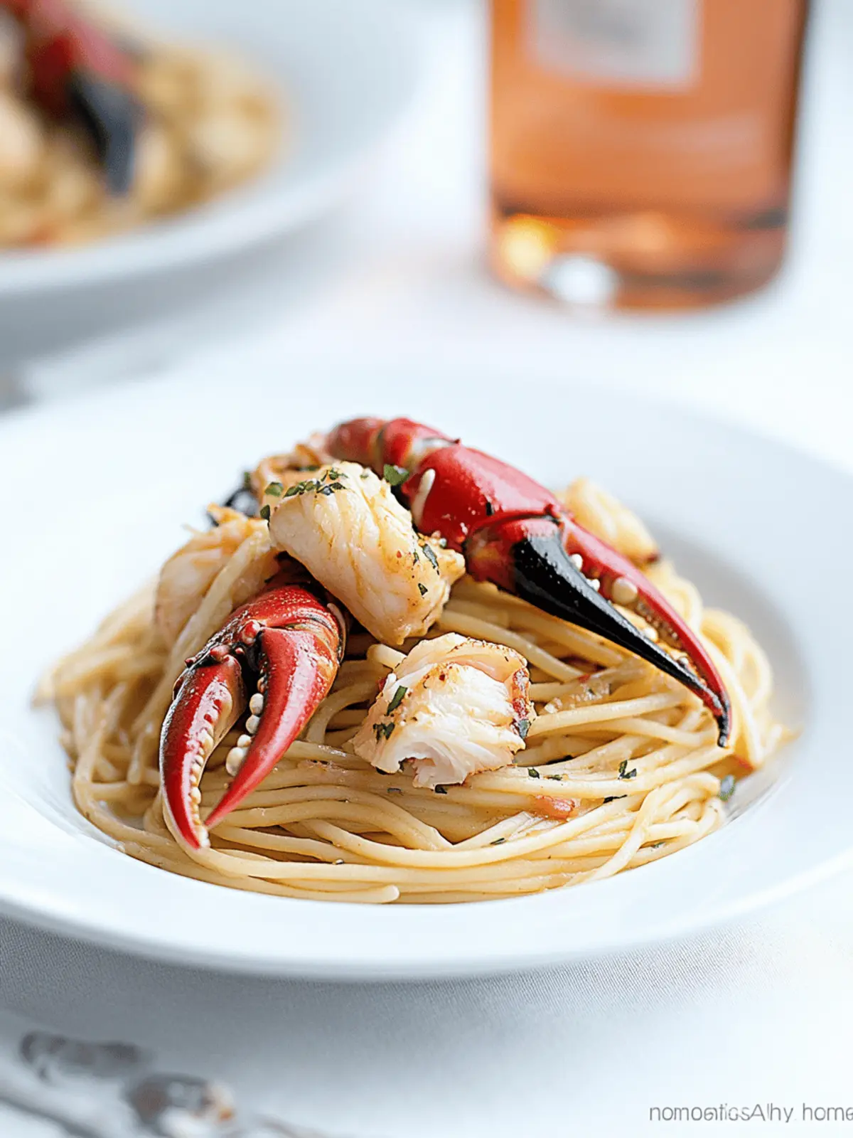Crab Linguine