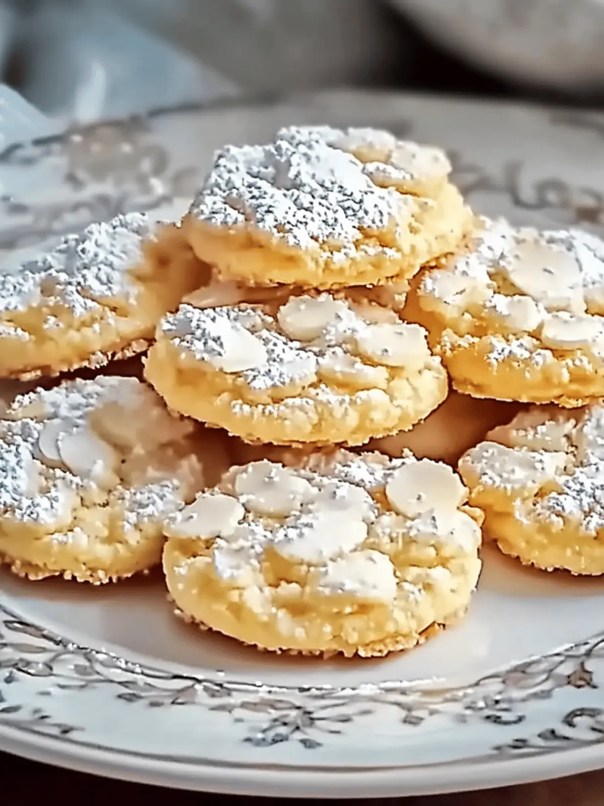 Almond Cloud Cookies