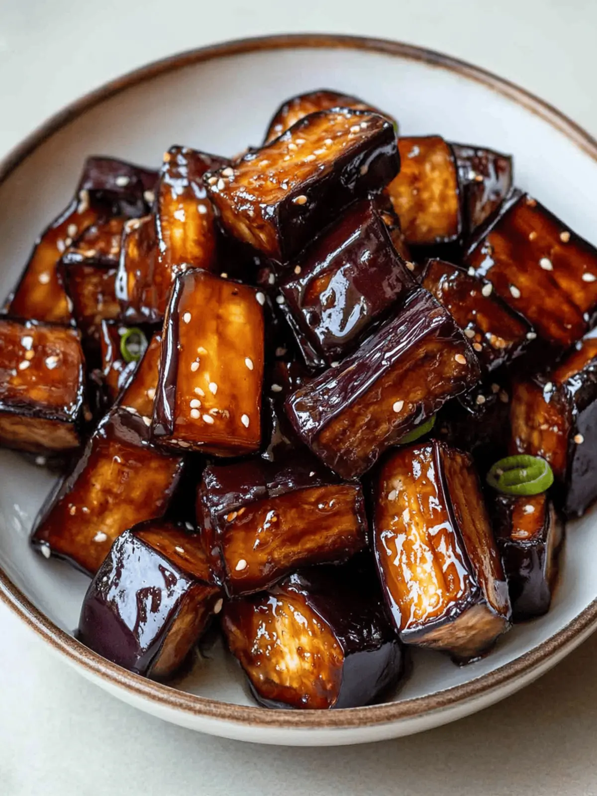Miso Glazed Eggplant