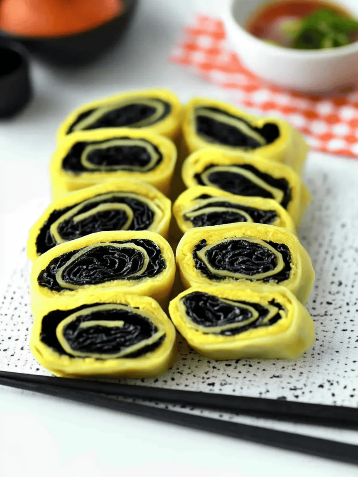 Korean Egg Roll With Seaweed