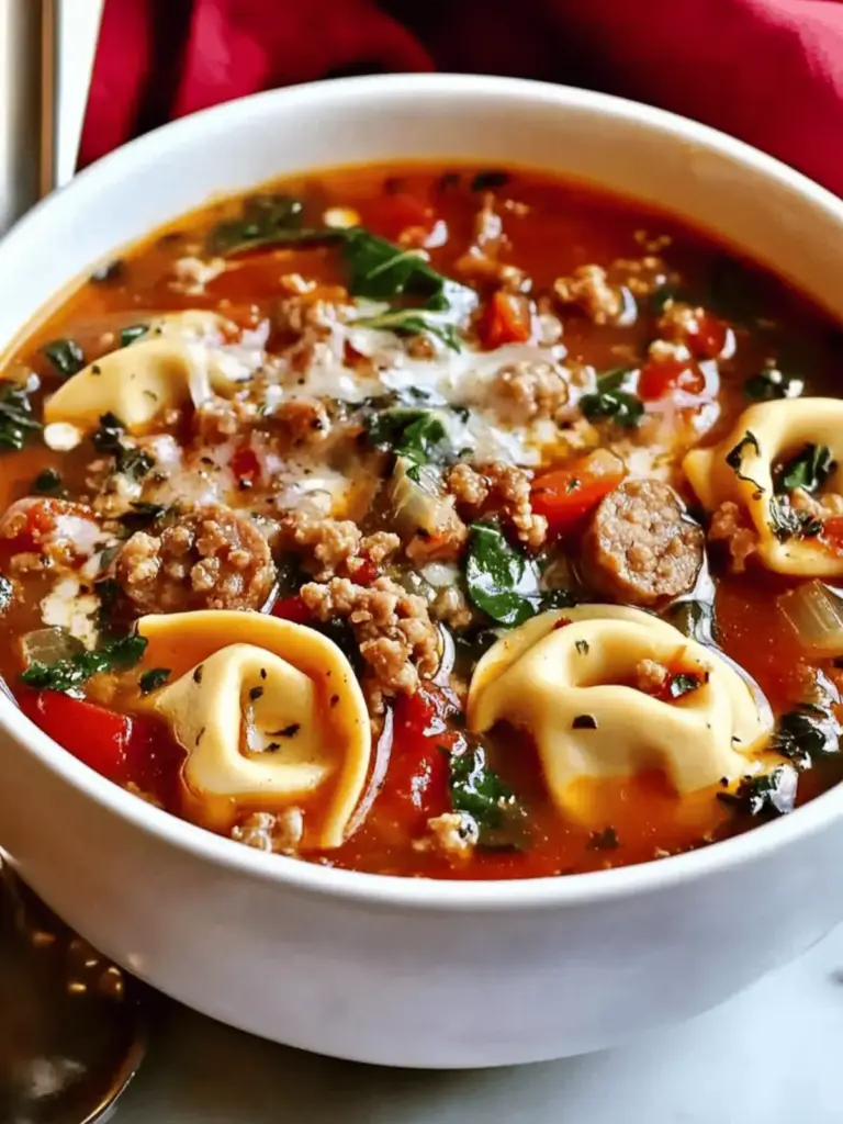 Sausage Tortellini Soup