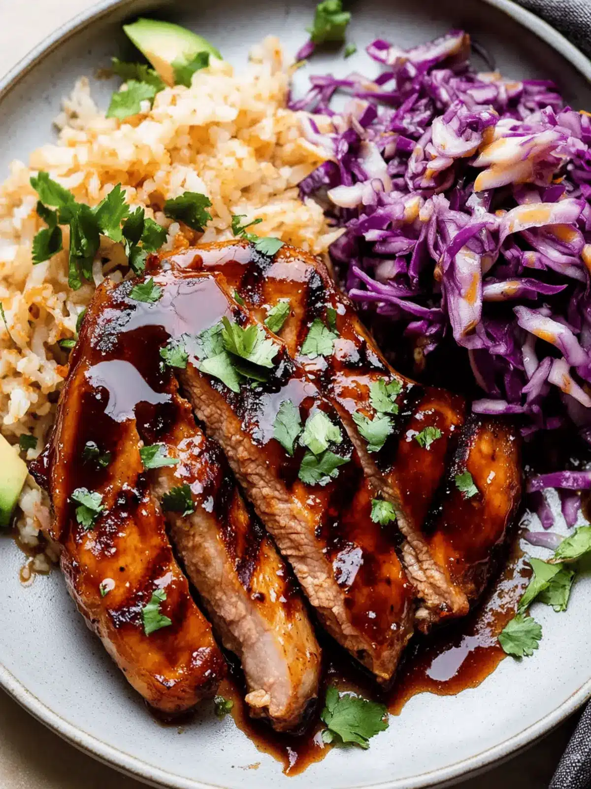 Hoisin Glazed Pork Chops
