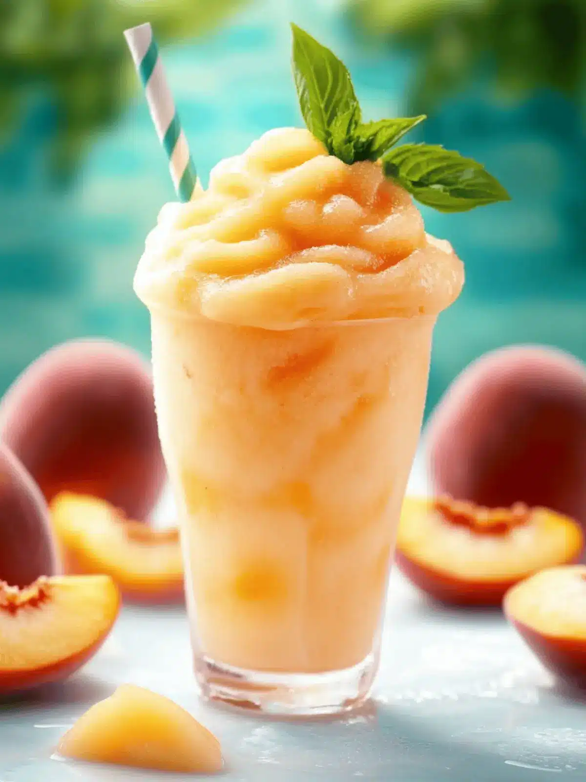 Peach Slurpee