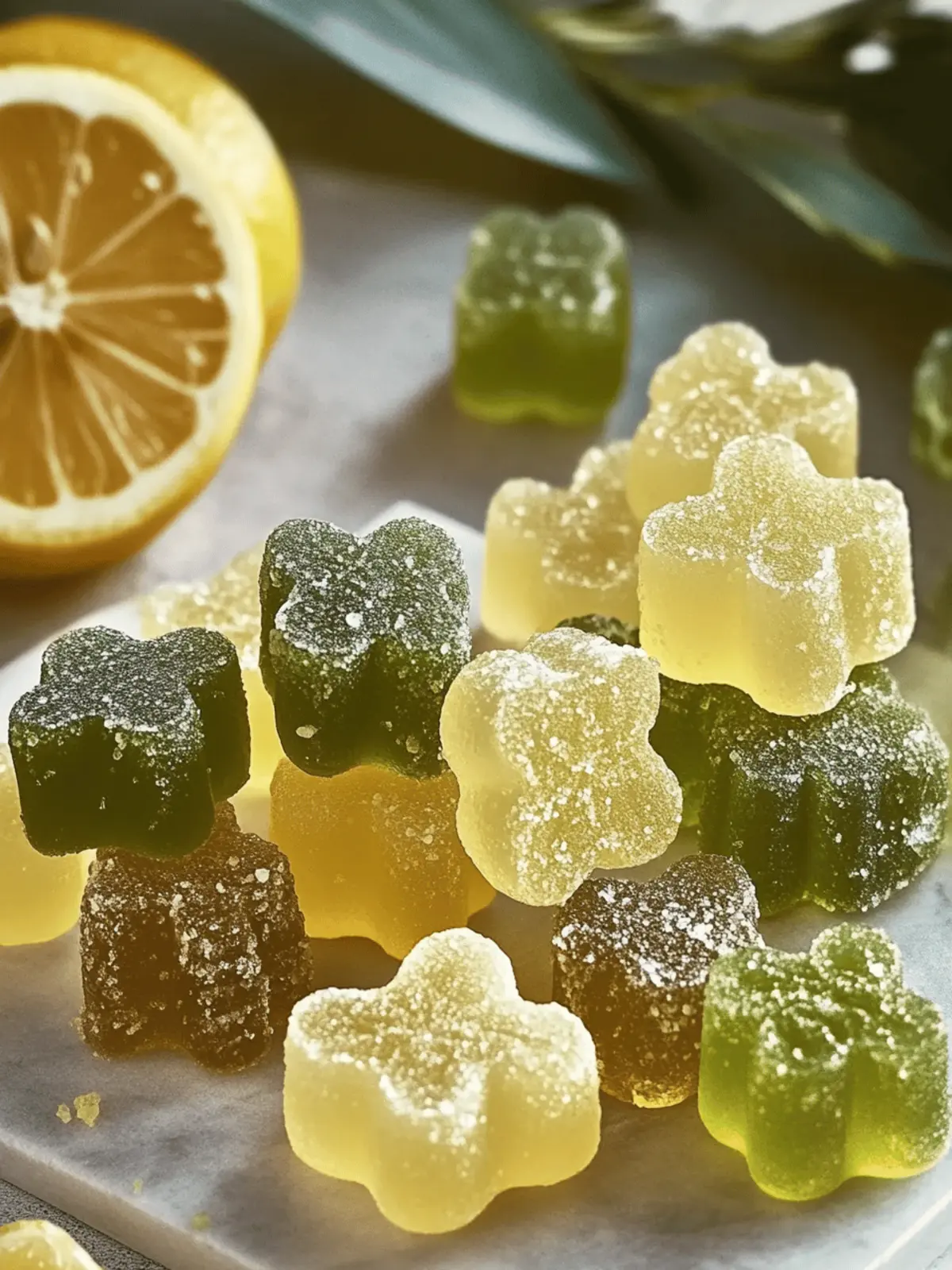 Delicious Green Tea, Lemon & Ginger Gummies You’ll Love Green Tea, Lemon & Ginger Gummies