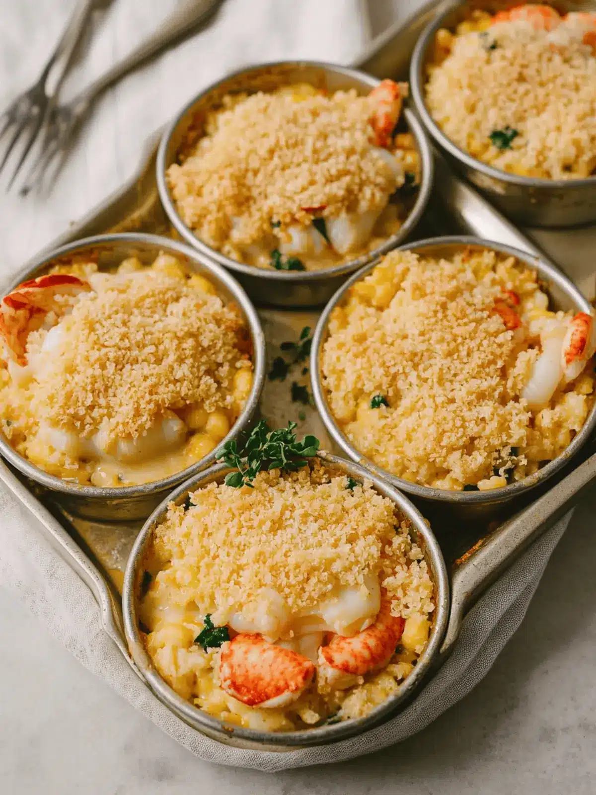 Savory Lobster Casserole with Buttery Ritz Topping Bliss Lobster Casserole with Buttery Ritz Topping