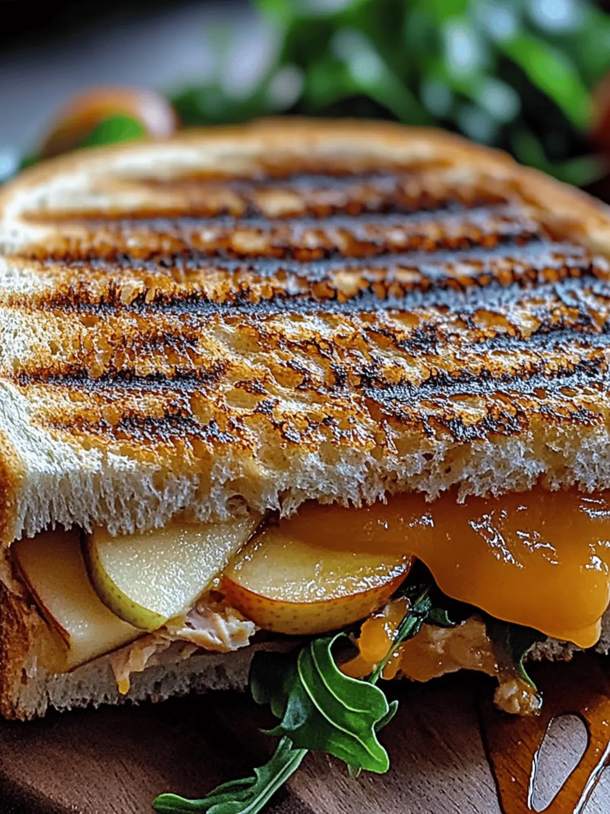 Savor the Crunch: Apple Cheddar Turkey Panini Delight Apple Cheddar Turkey Panini