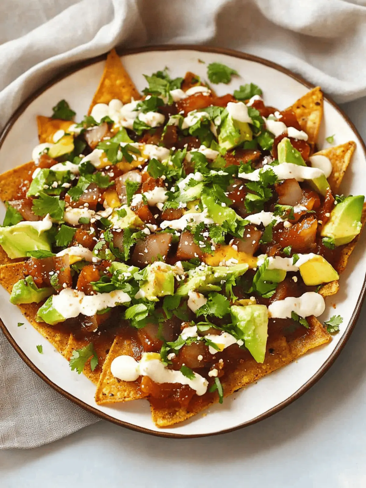 Tuna Poke Nachos