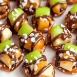 Caramel Apple Pretzel Bites
