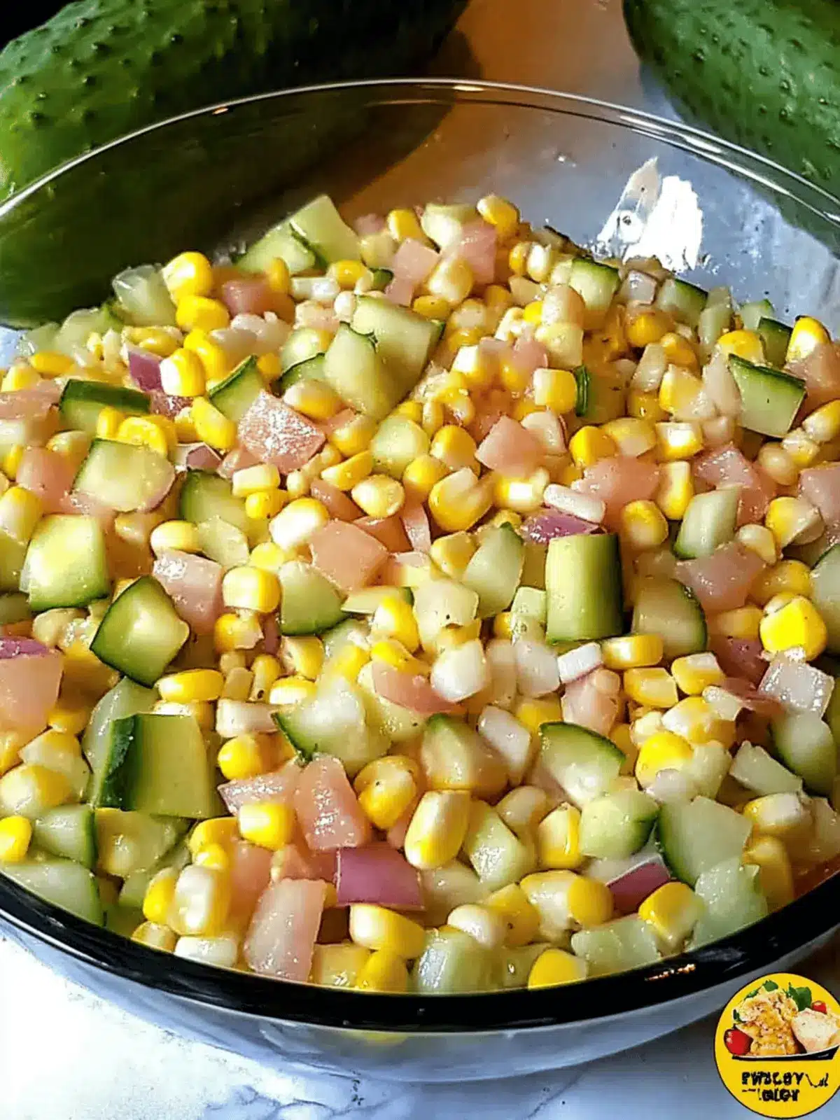 Corn and Cucumber Picnic Salad