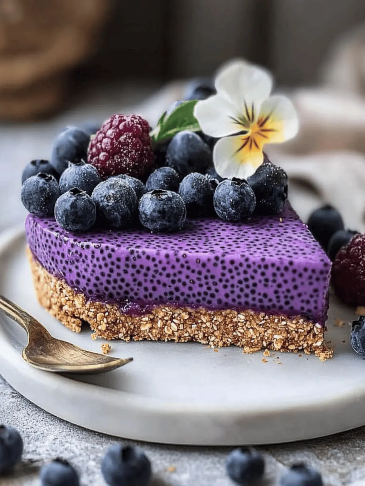 Delicious Blueberry Chia Seed Pie: Your Guilt-Free Treat Blueberry Chia Seed Pie